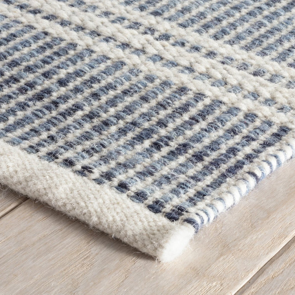 
                      
                        Malta Blue Handwoven Wool Rug - #shop_name Rug
                      
                    