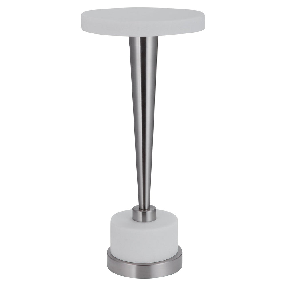 Masika White Drink Table - #shop_name End Tables & Accent Tables