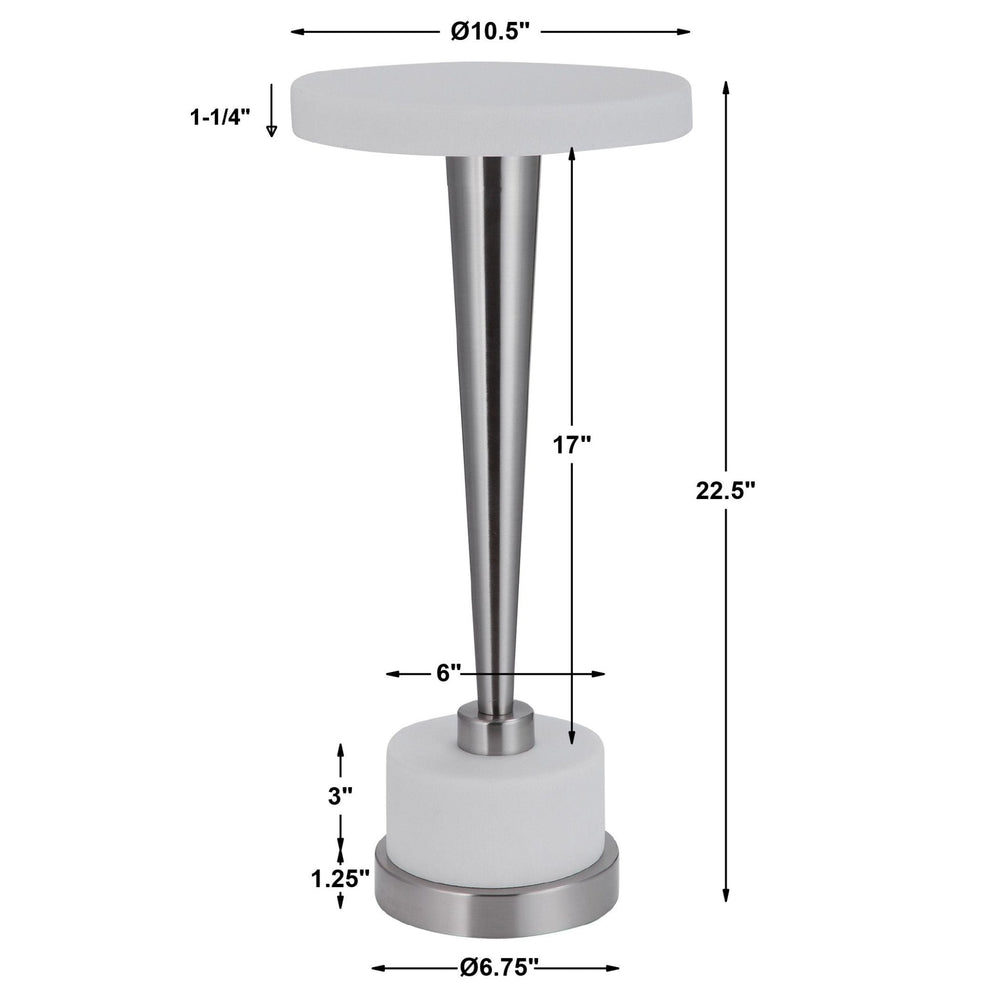 
                      
                        Masika White Drink Table - #shop_name End Tables & Accent Tables
                      
                    