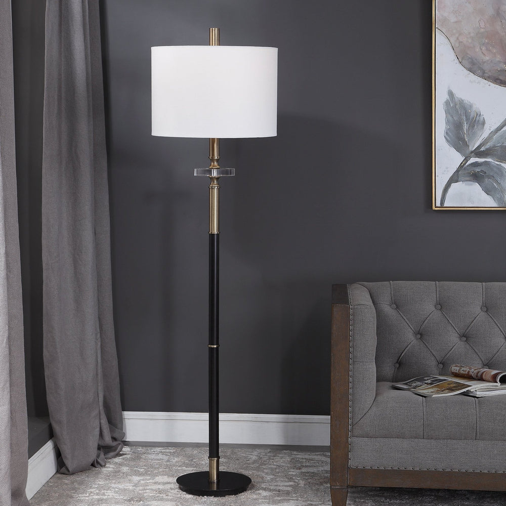 
                      
                        Maud Aged Black Floor Lamp - #shop_name Floor Lamps
                      
                    