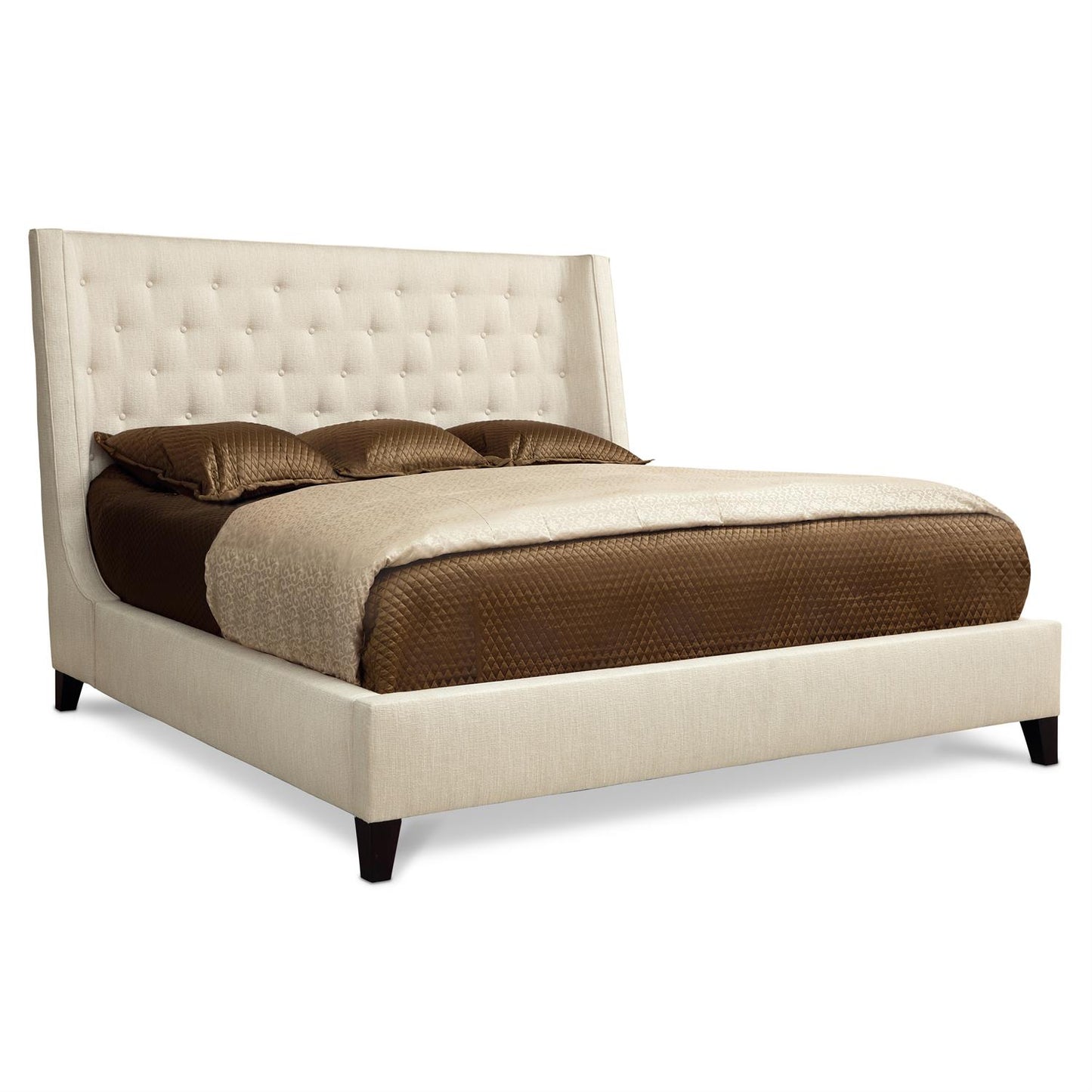 Maxime Fabric Shelter King Bed – Custom