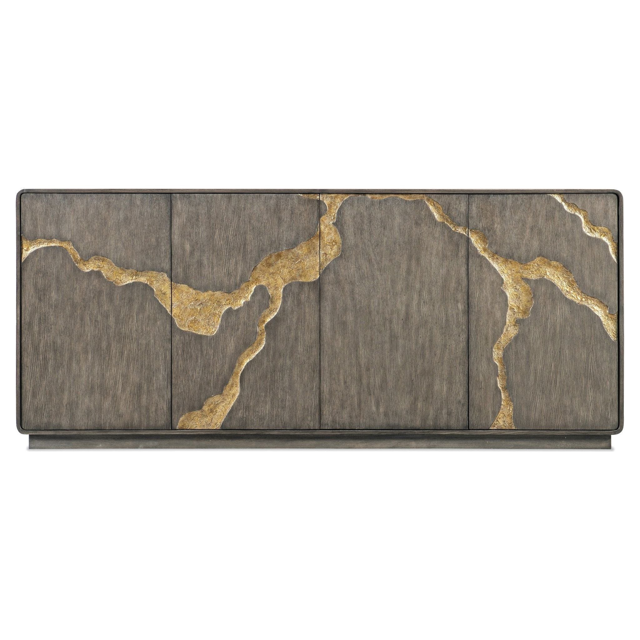 Melange Fissured Entertainment Credenza - Thumbnail 2