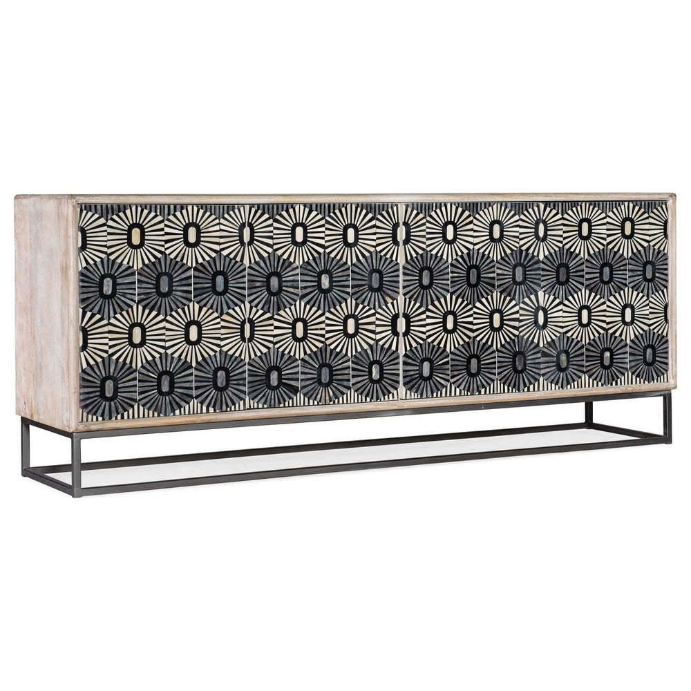 Melange Whitmore Four Door Credenza - #shop_name Cabinets
