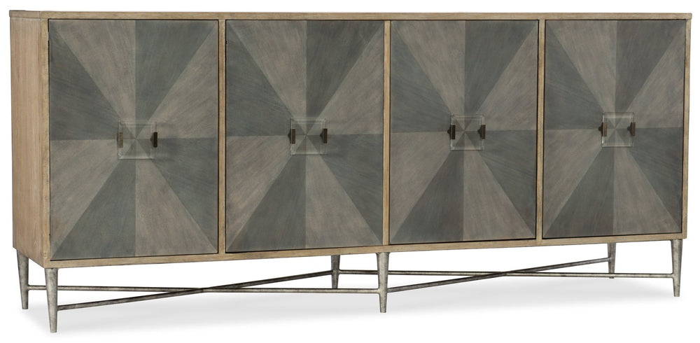 Melange Zola Four-Door Credenza - #shop_name Entertainment Centers