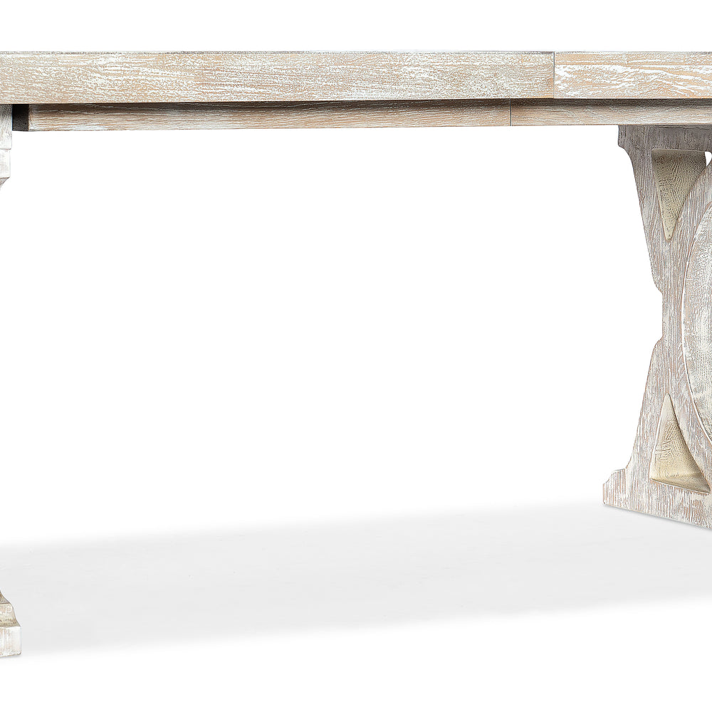 Serenity Topsail Rectangle Dining Table with 2-18in Leaves.