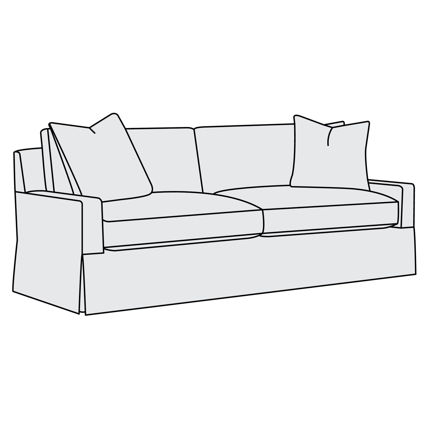 Sutton Fabric Loveseat