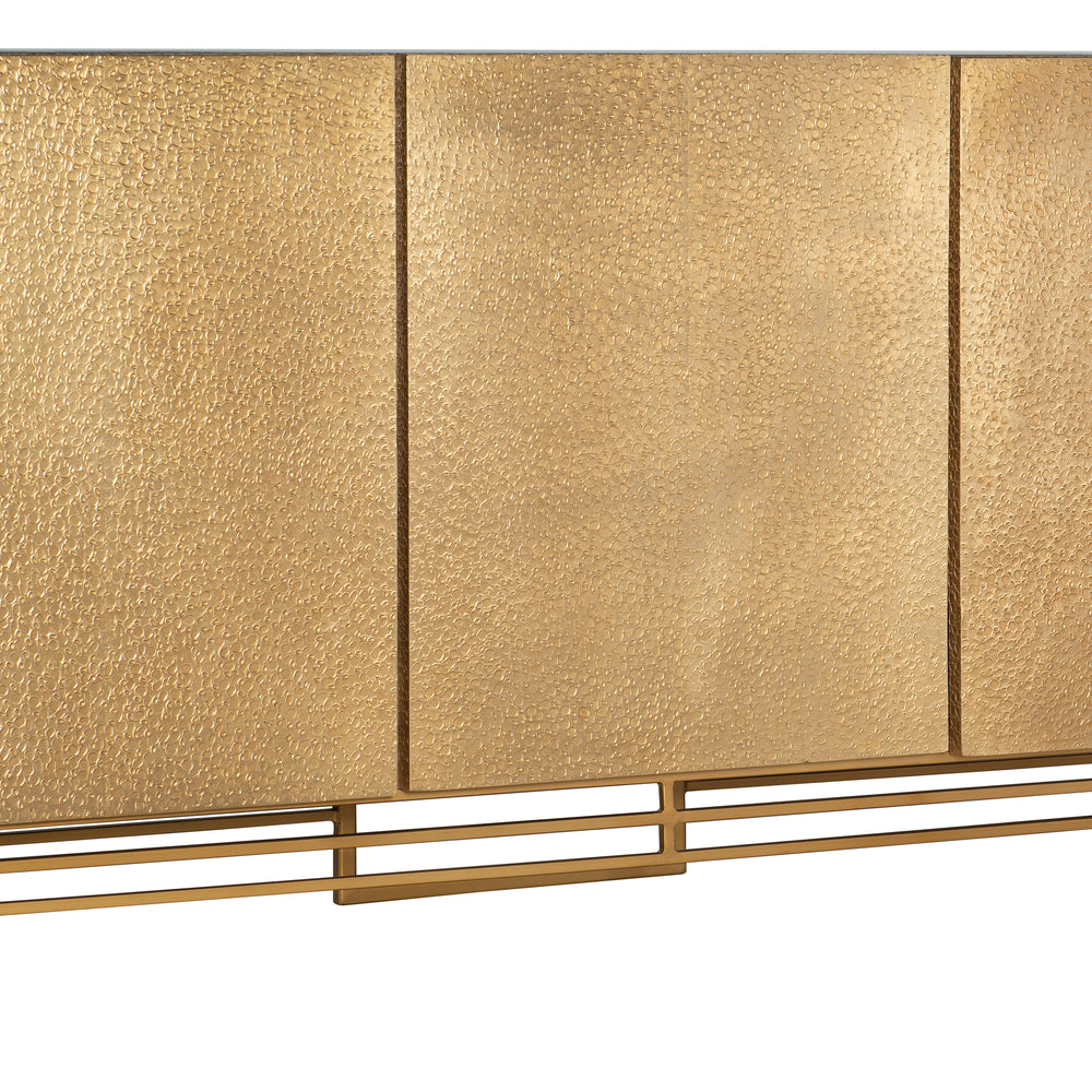 Gold 69in Entertainment Center