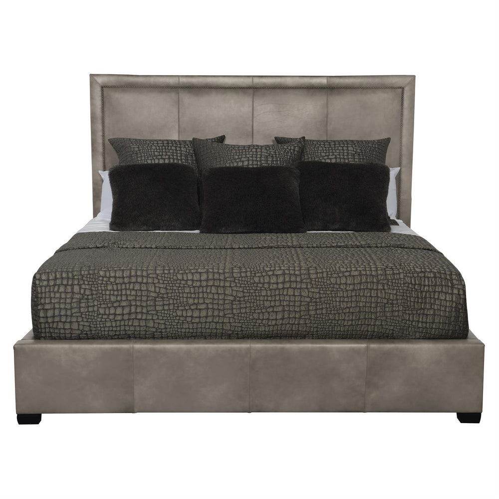 Morgan Leather Panel King Bed – Custom