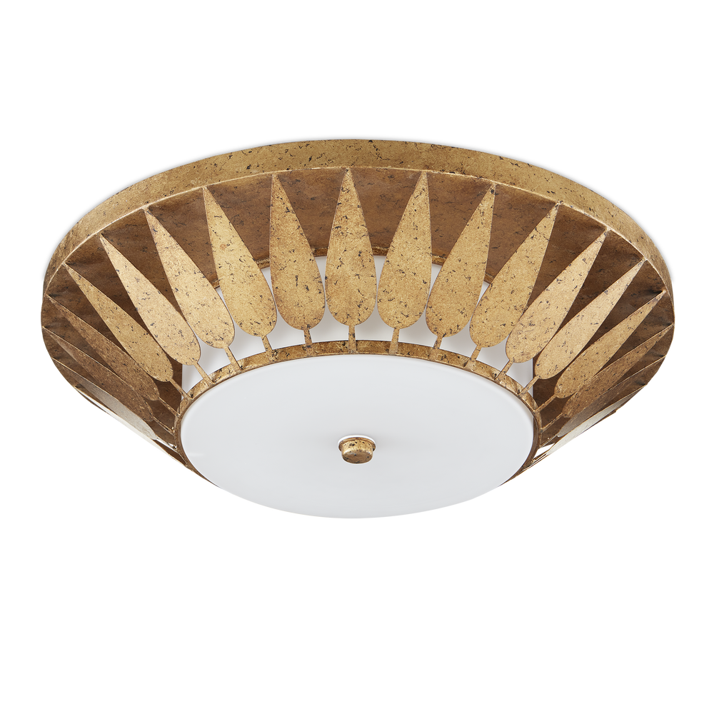 
                      
                        Floris Gold Flush Mount
                      
                    