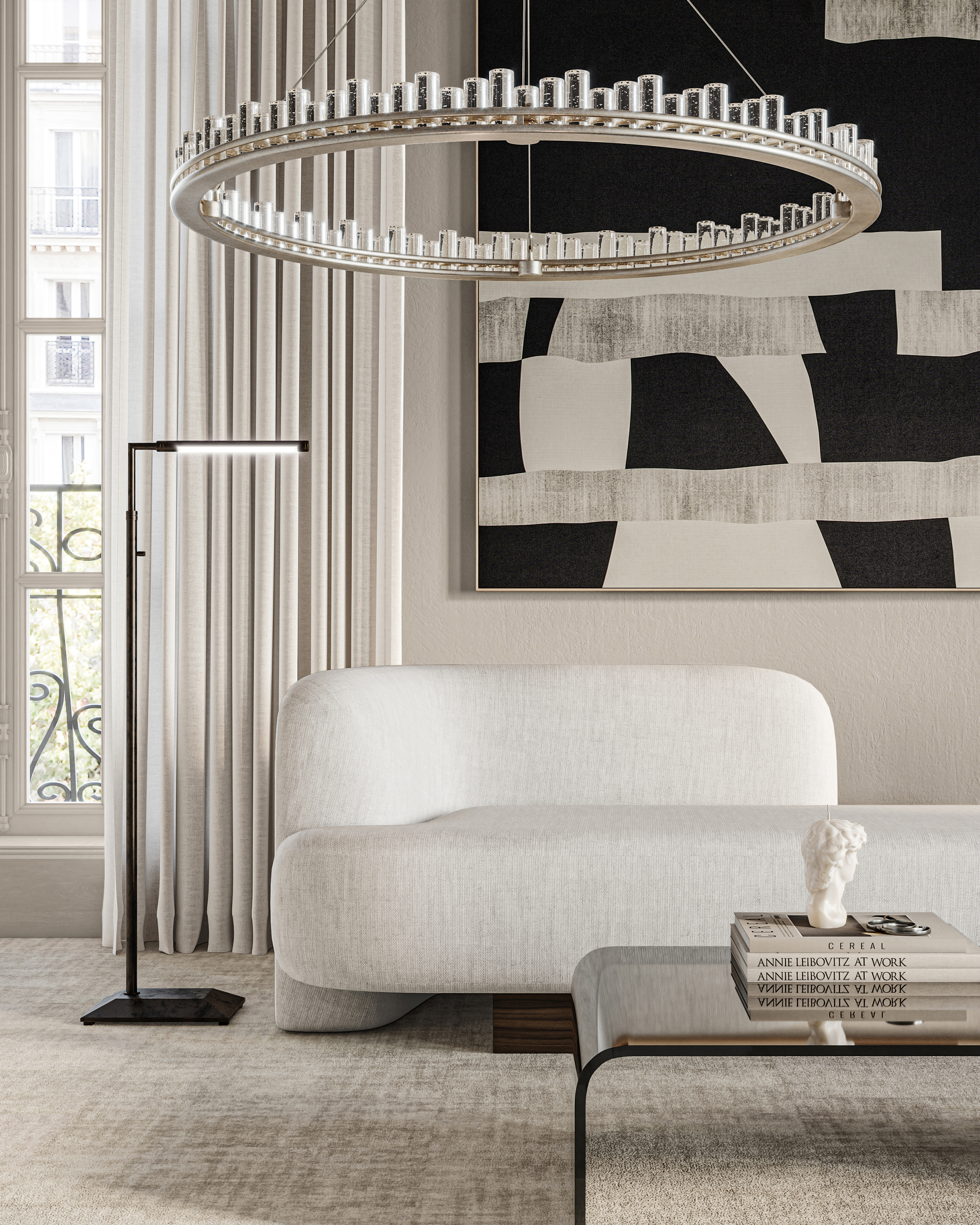 Currey & Company Pleiades Chandelier - Thumbnail 3