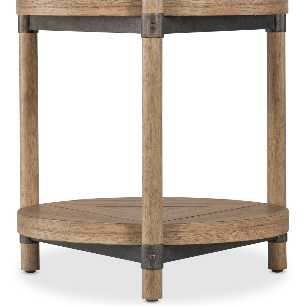 Vineyard Row Round End Table