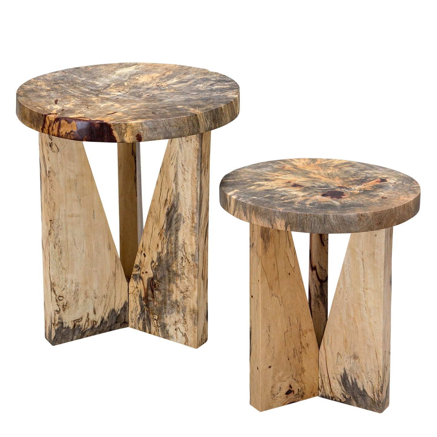 Nadette Natural Nesting Tables, S/2 - #shop_name End Tables & Accent Tables