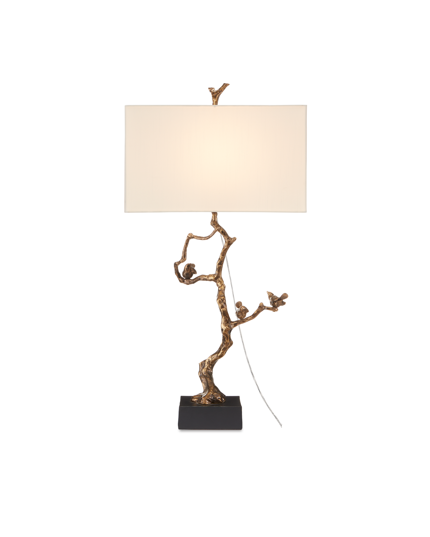 Shadows Brass Table Lamp.