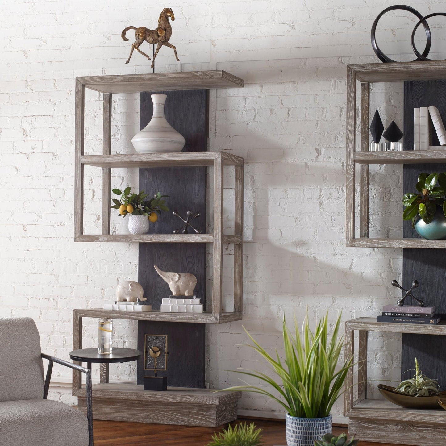 Nicasia Modern Etagere - #shop_name Bookcases