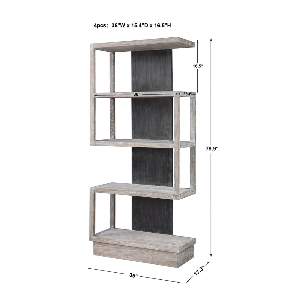 
                      
                        Nicasia Modern Etagere - #shop_name Bookcases
                      
                    