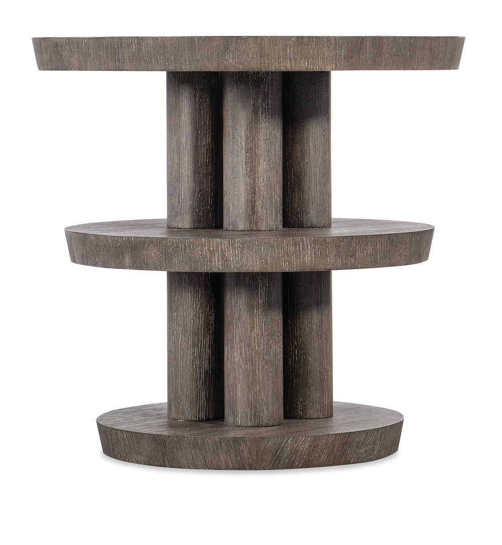 Modern Mood Round Side Table - Mink Finish