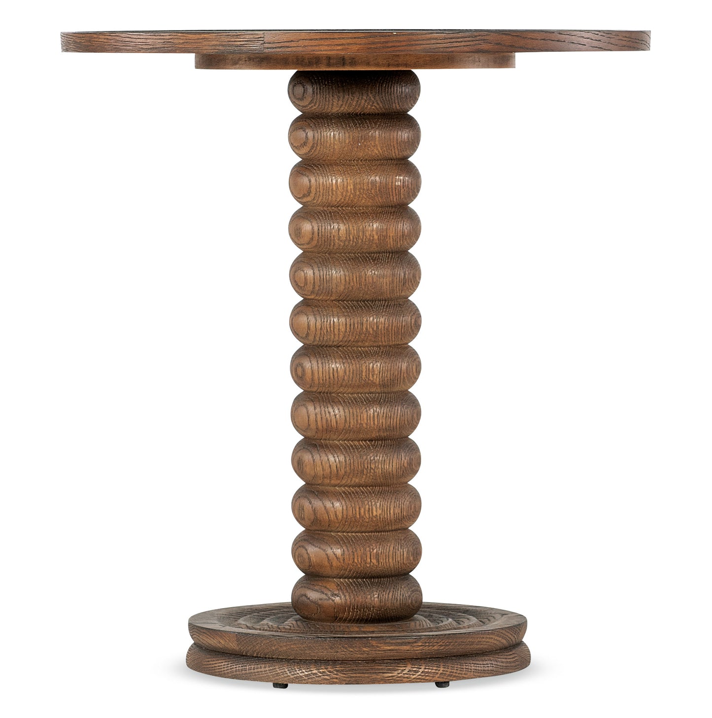 Commerce and Market Spindle Accent Table.