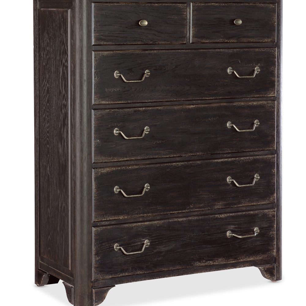 Americana Six-Drawer Chest - Black