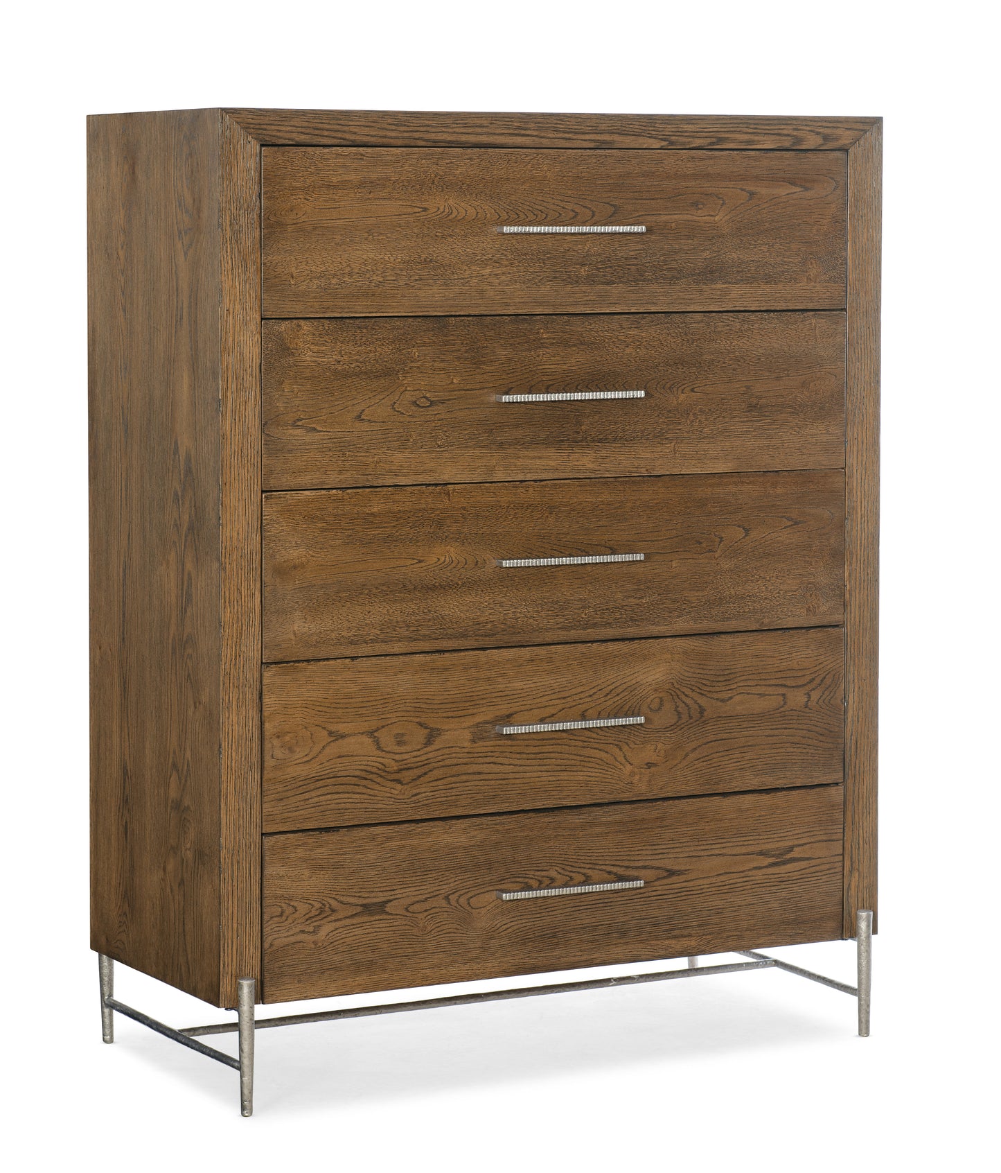 Chapman Five-Drawer Chest - Metal Base.