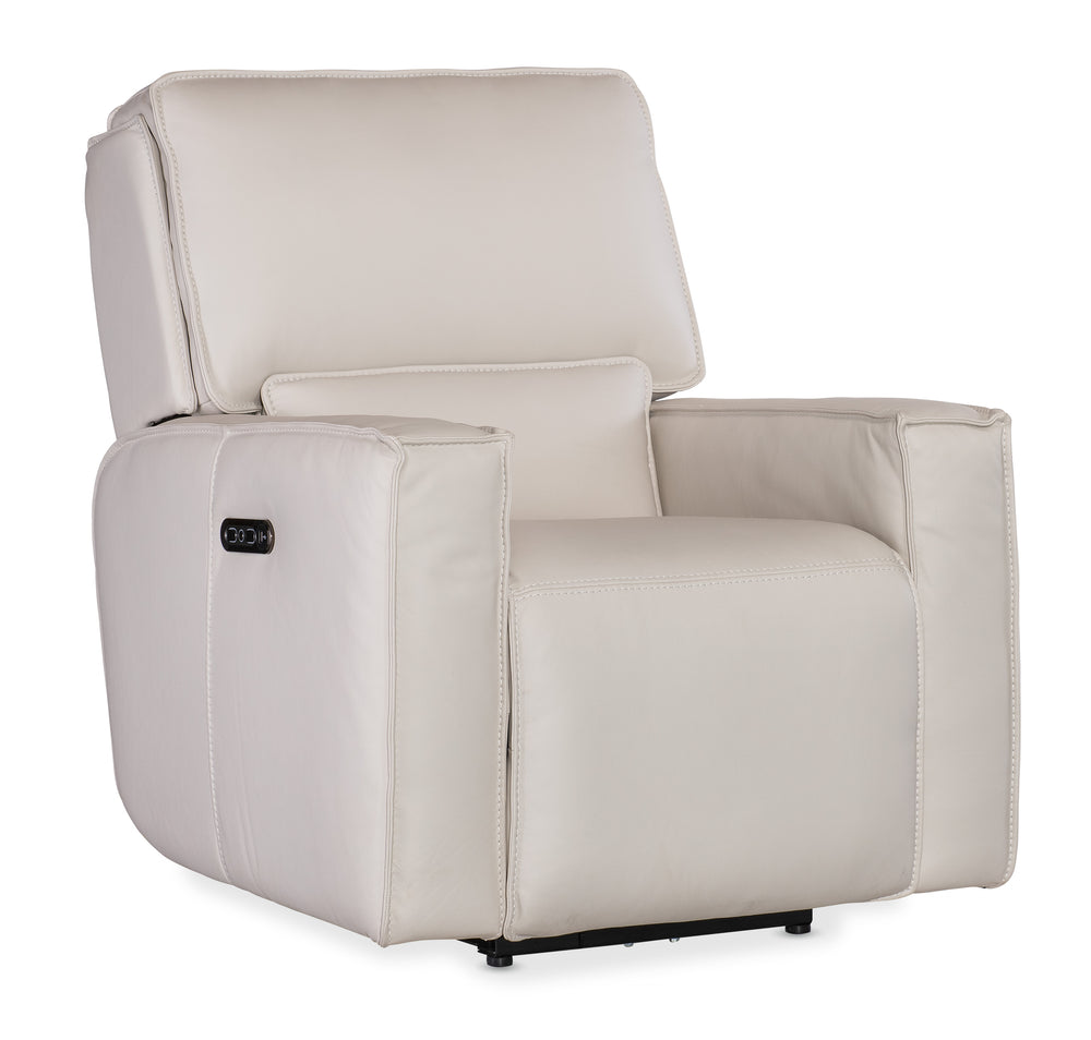Miles Zero Gravity Power Recliner with Power Headrest - Oslo Pebble