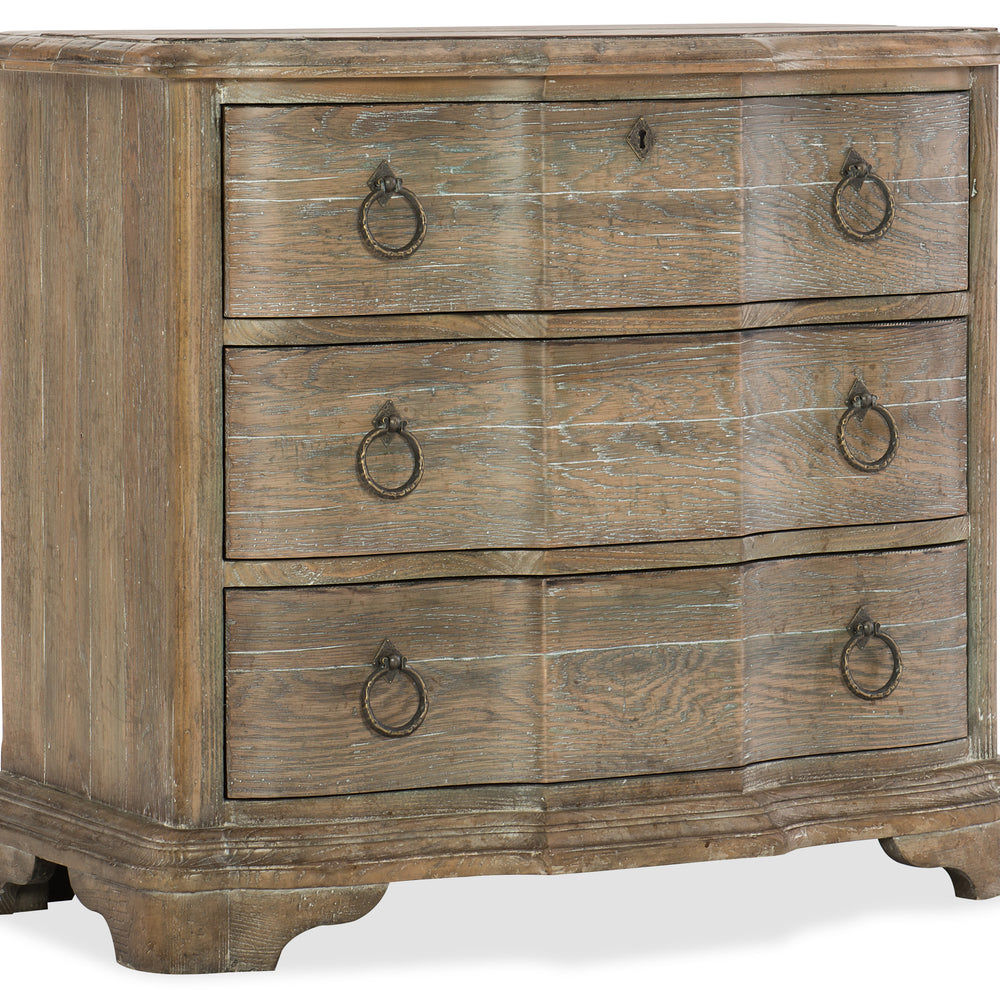 Boheme Bastogne Three-Drawer Nightstand.