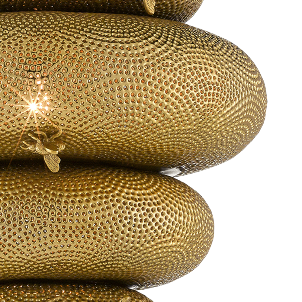 Bee My Honey Gold Chandelier