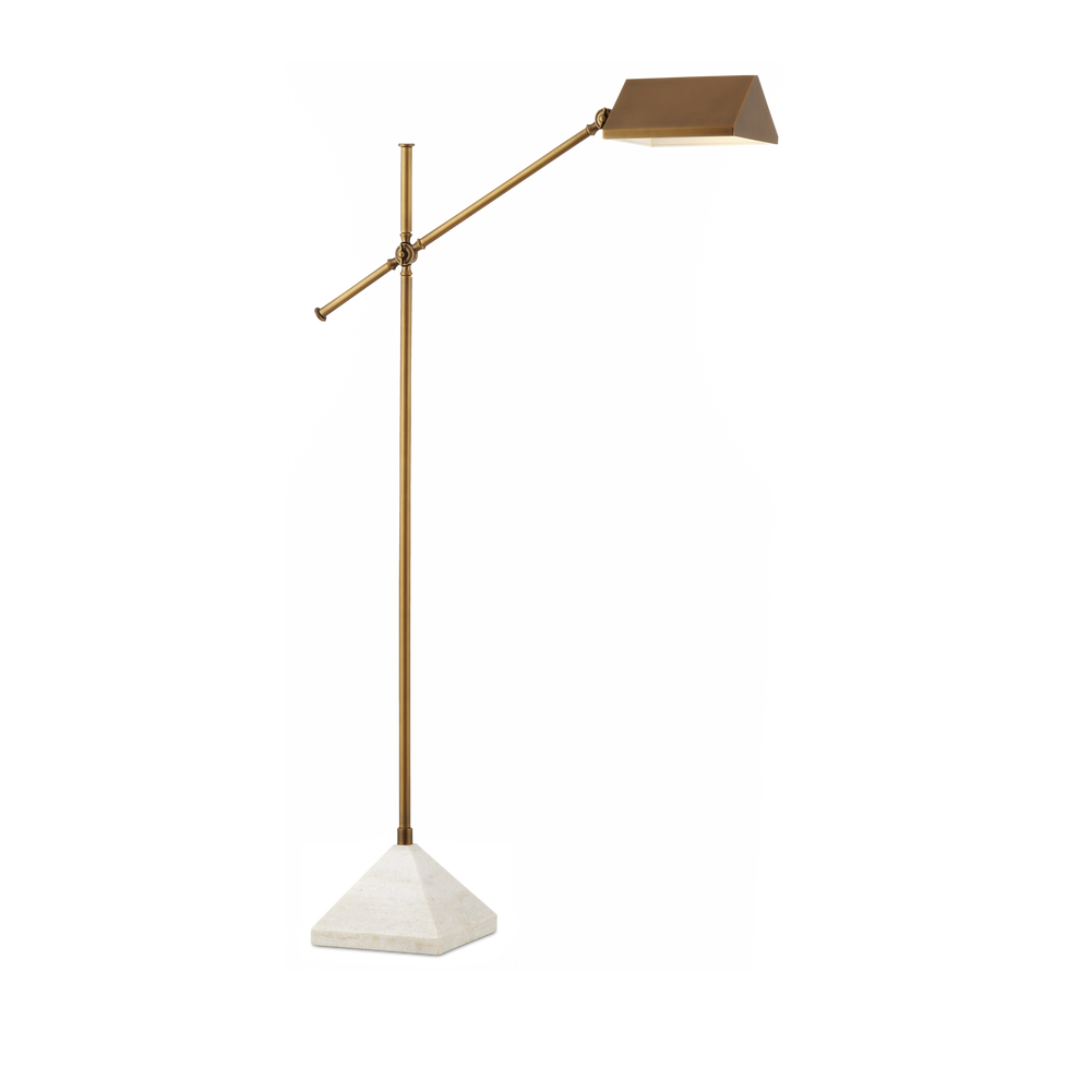 Repertoire Brass Floor Lamp