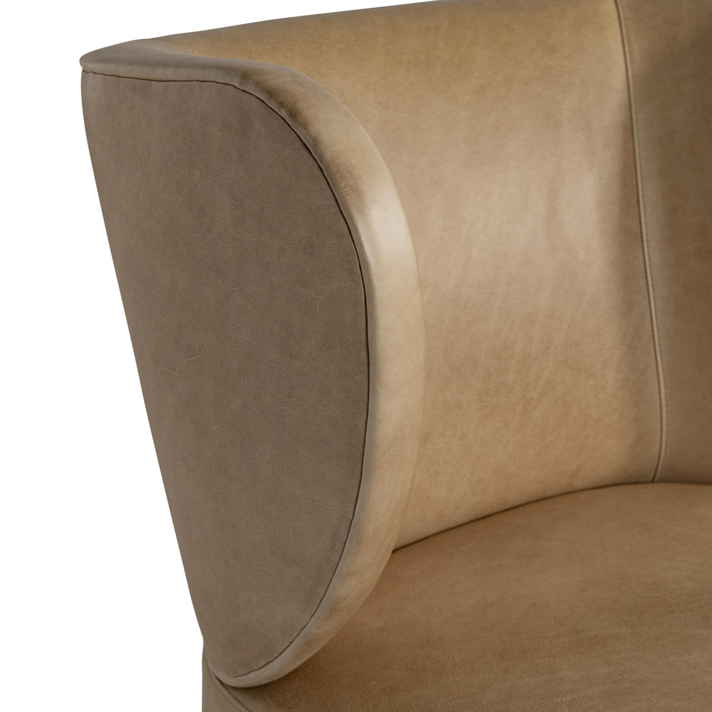 
                      
                        Oliver Leather Swivel Chair
                      
                    