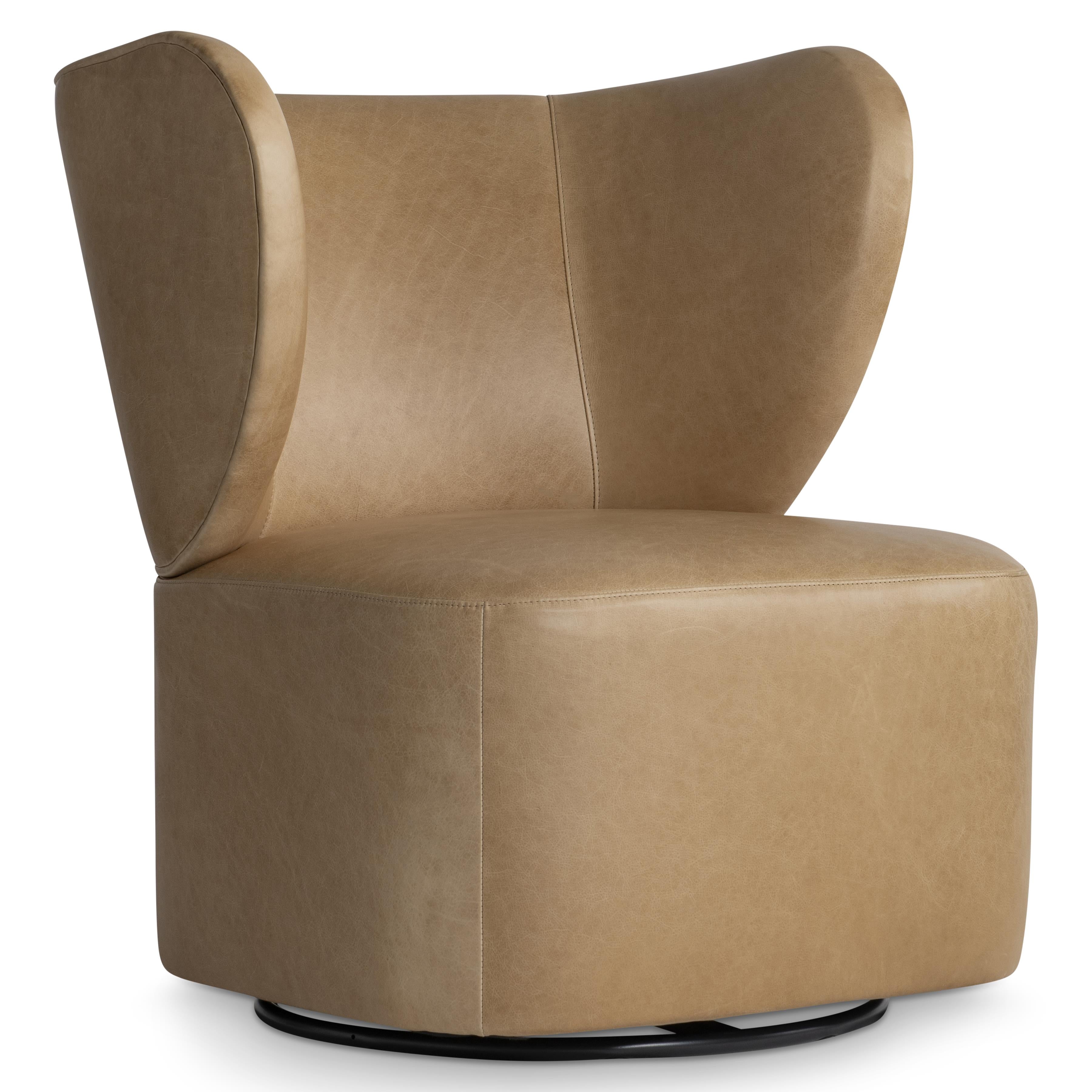 Oliver Custom Quick Ship Swivel Chair - Thumbnail 2