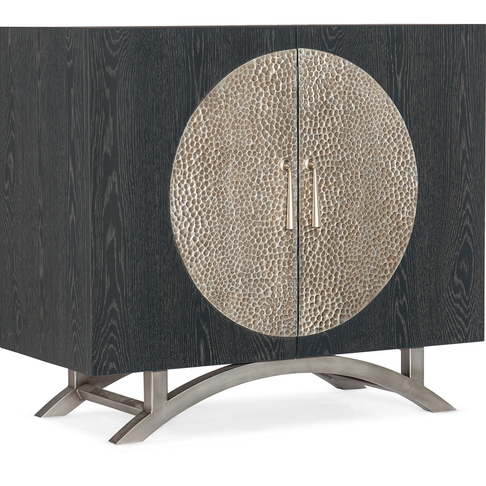 Melange Nolita Two Door Cabinet -Charcoal Black