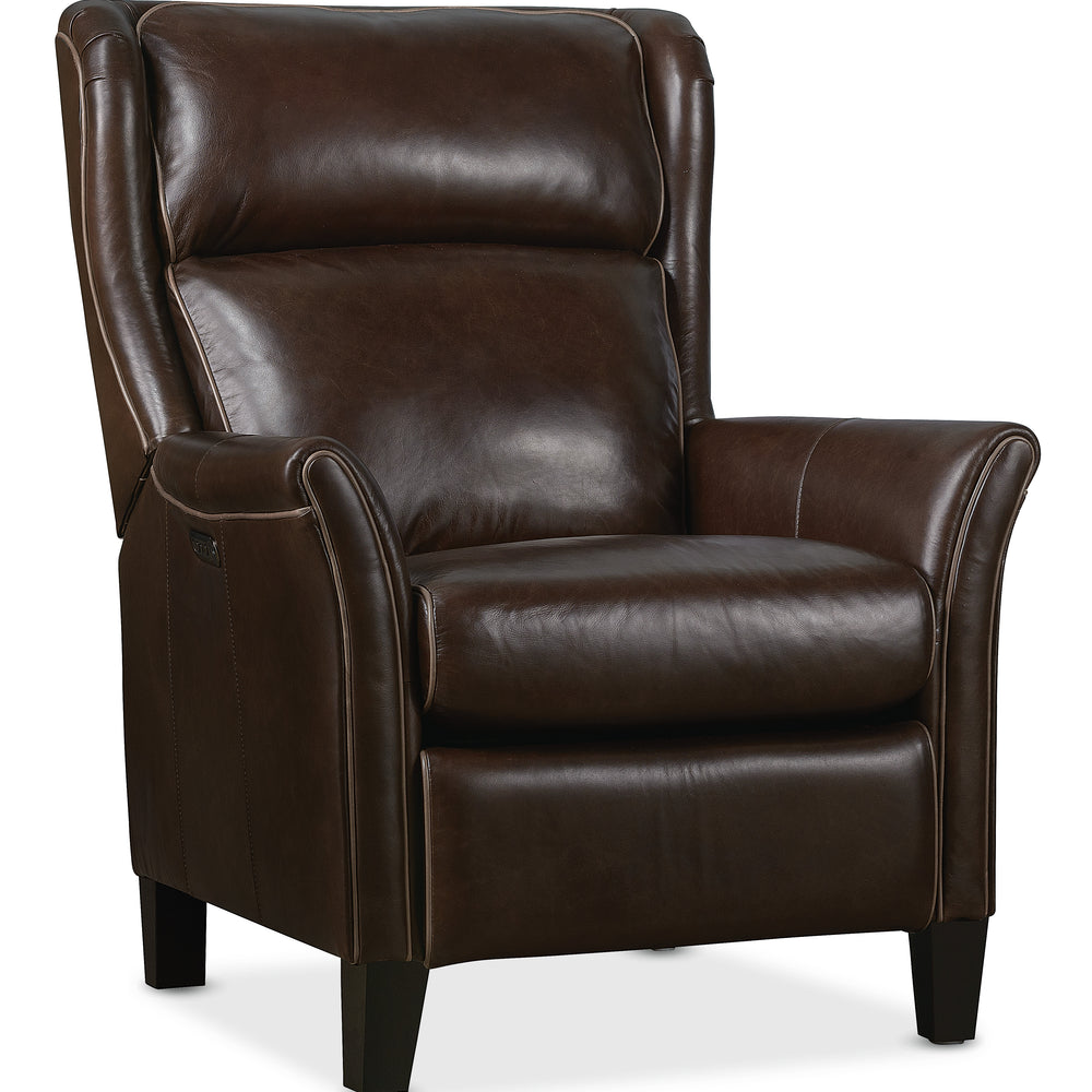 Henley Power Recliner with Power Headrest - Dark Roast 156-192
