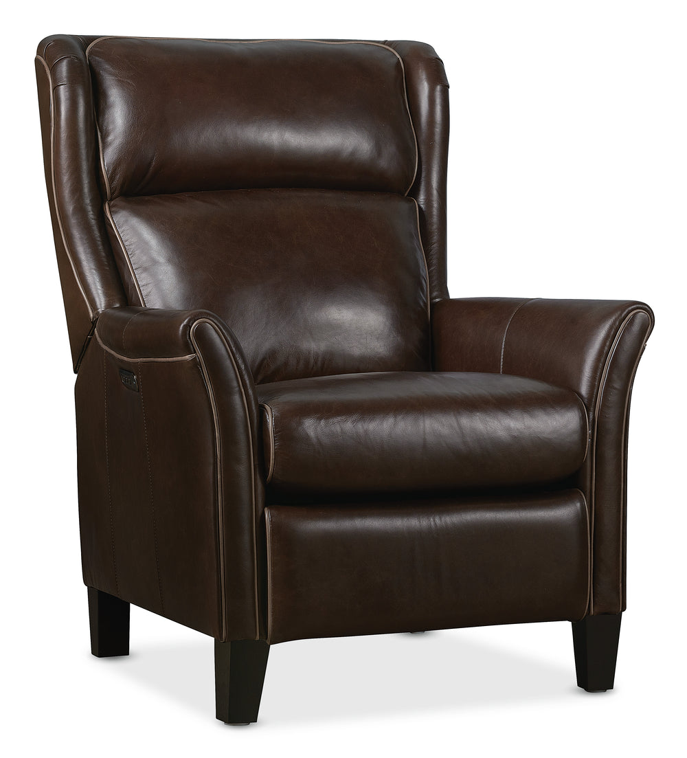 Henley Power Recliner with Power Headrest - Dark Roast 156-192