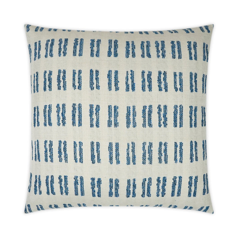 Outdoor Saybrook Pillow - Blue - 22" x 22" - #shop_name Pillows