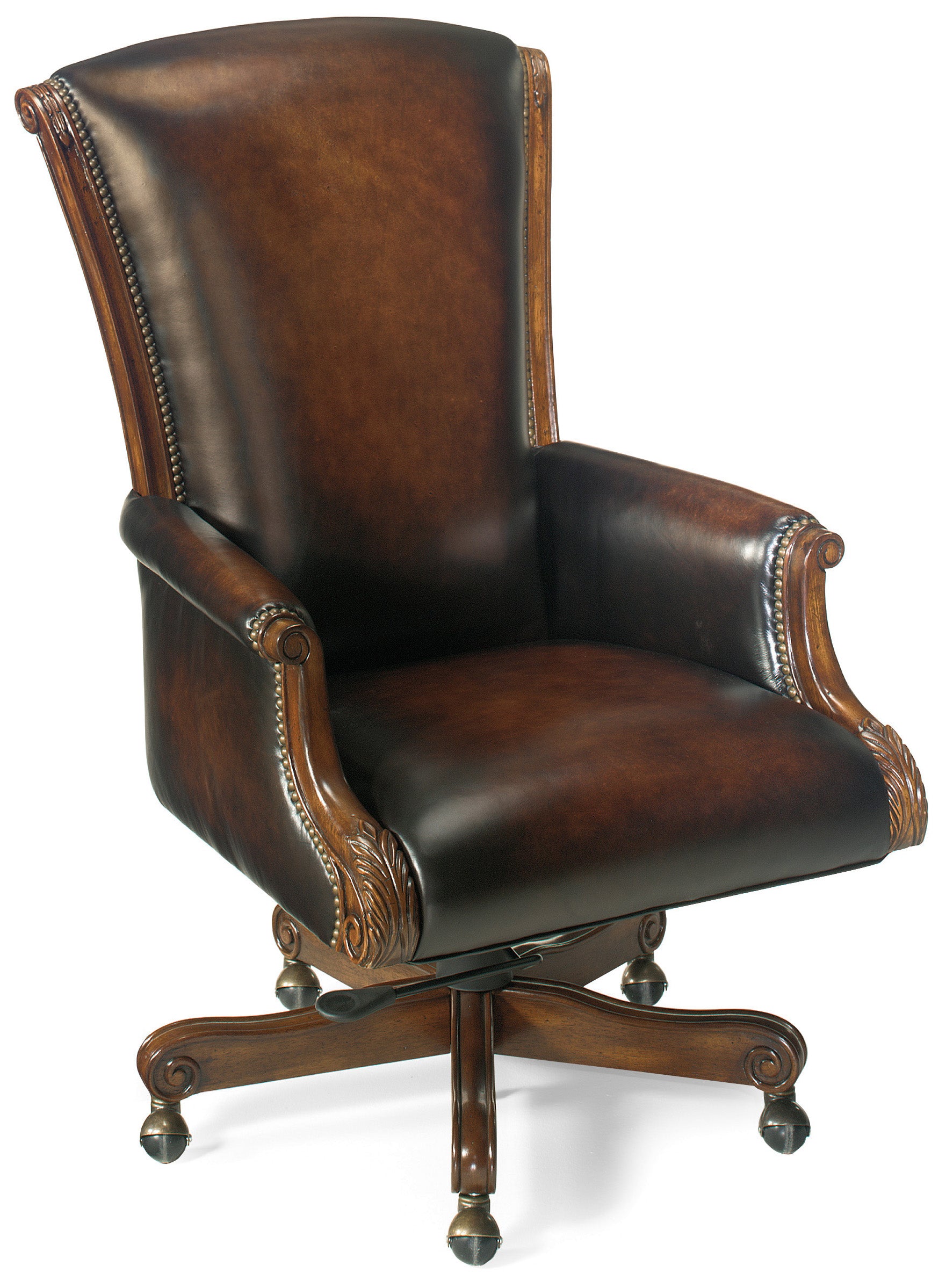 Hooker Furniture EC Samuel Old World Swivel Tilt Executive Chair - Thumbnail 3