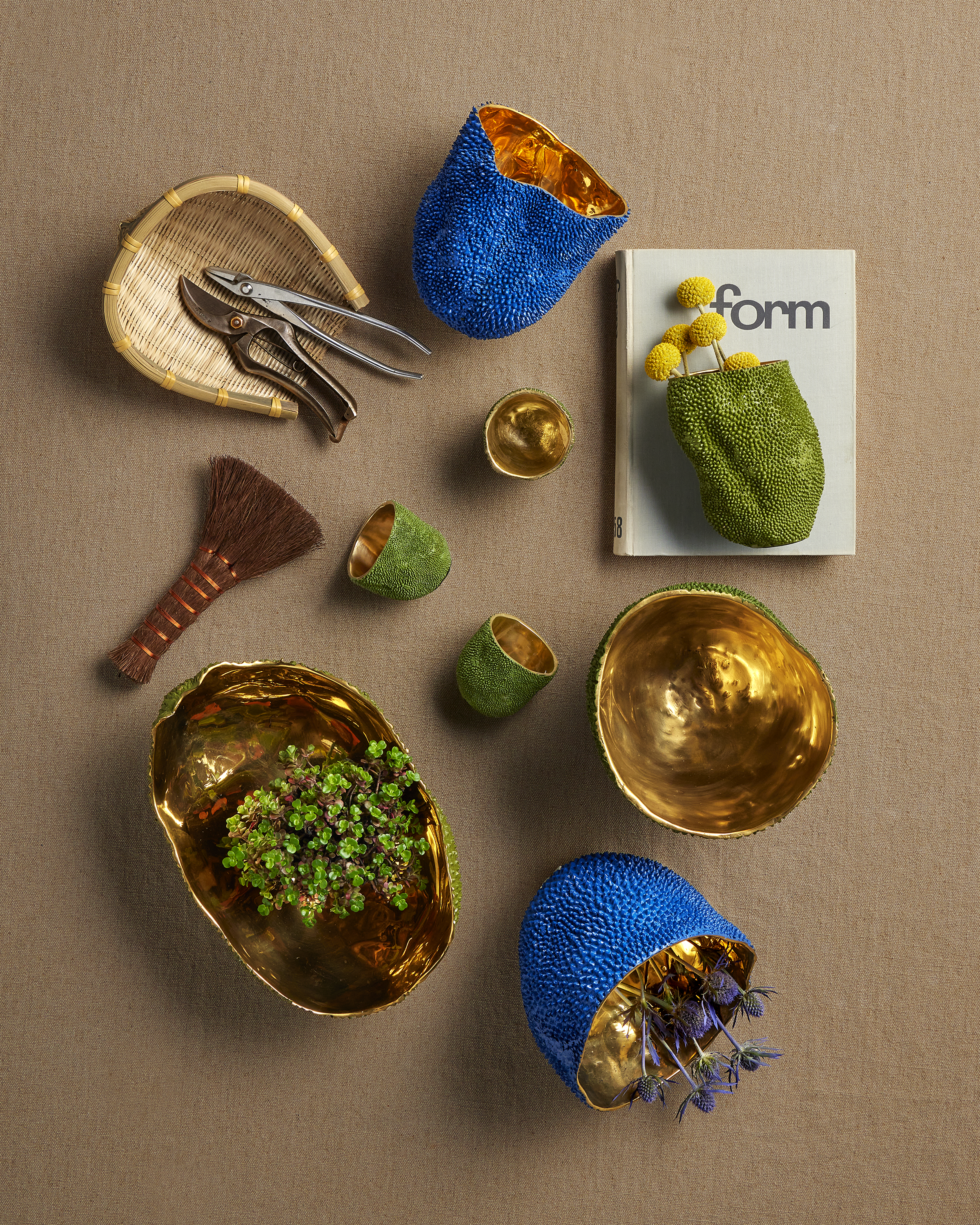 Jackfruit Oval Green Bowl - Thumbnail 5