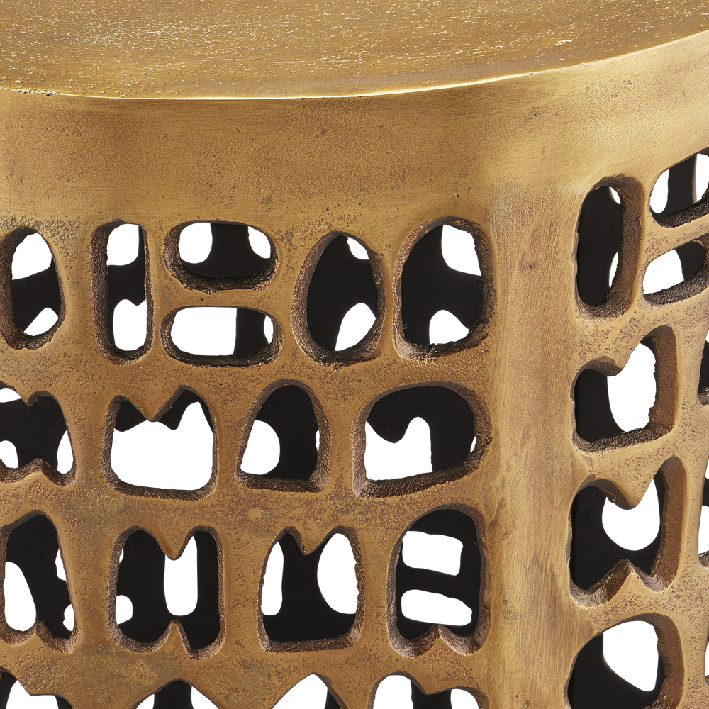 Alvar Gold Accent Table