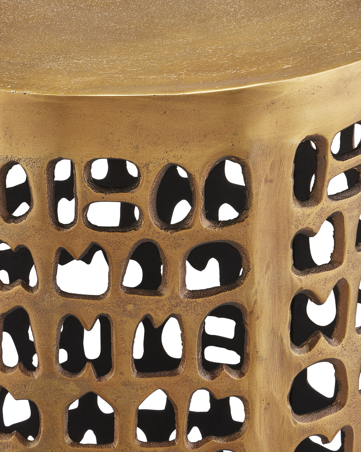 Alvar Gold Accent Table