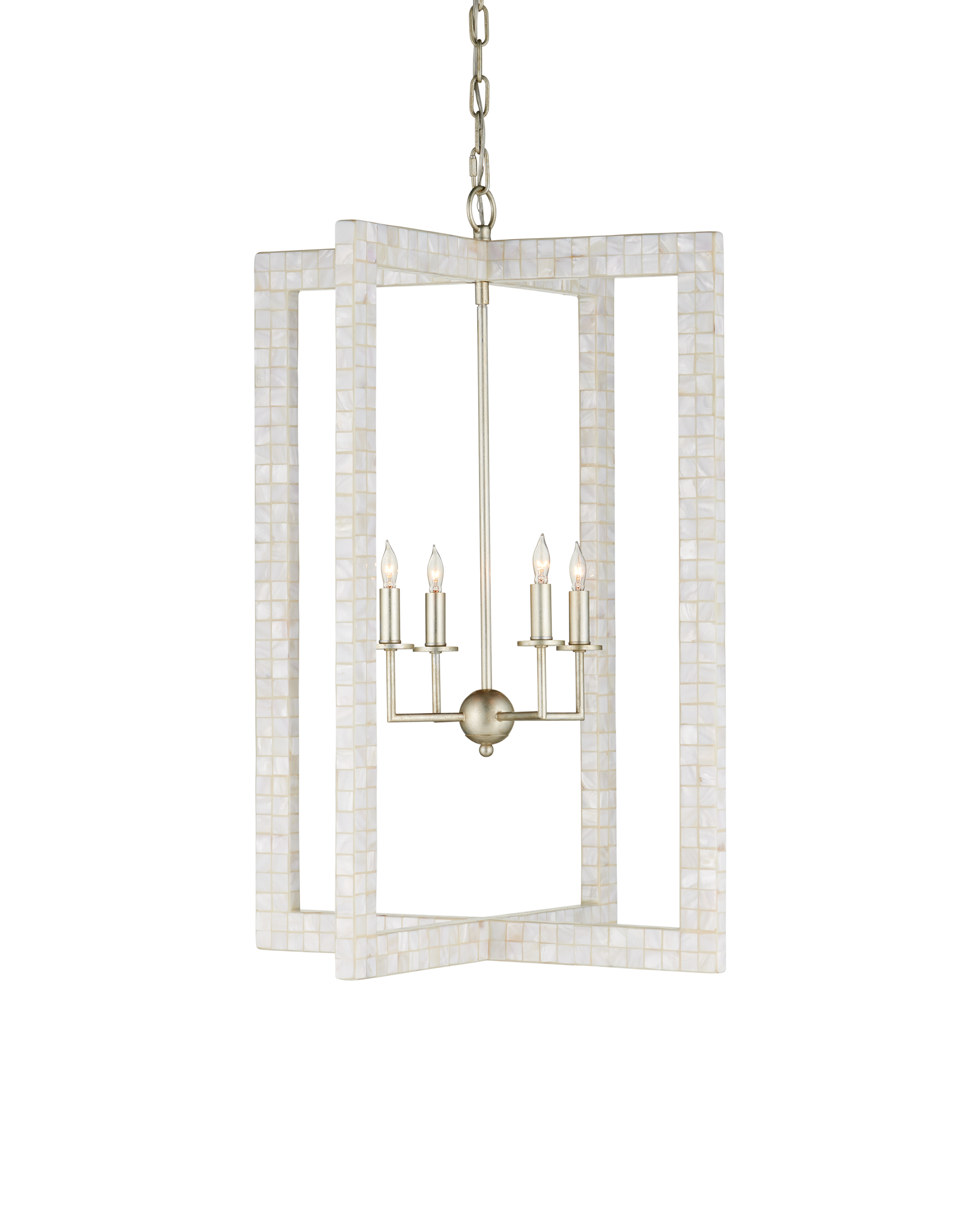 Arietta White Orb Chandelier - Thumbnail 4