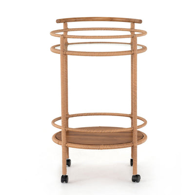 Percy Outdoor Bar Cart - Vintage Natural