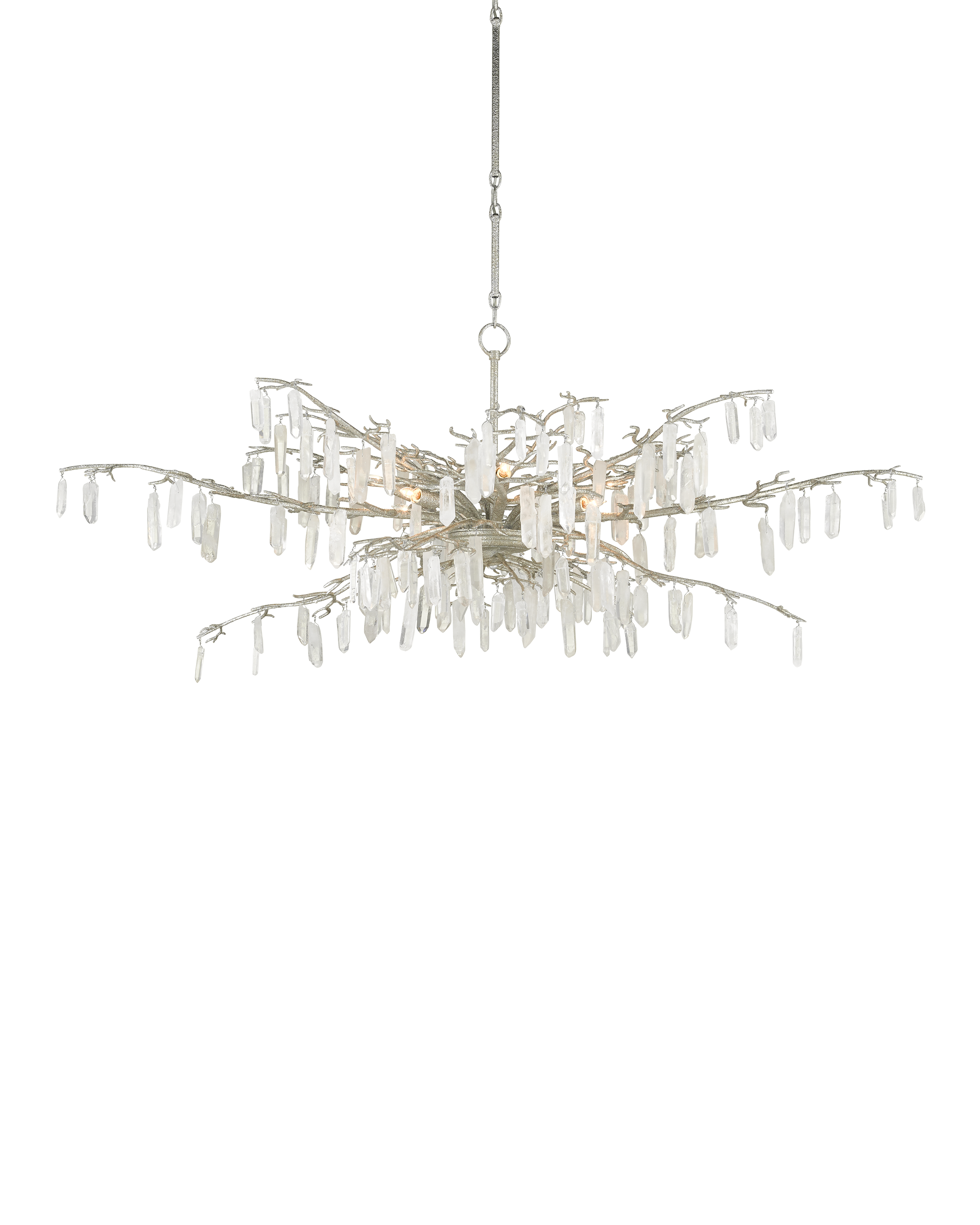 Forest Dawn Silver Chandelier - Thumbnail 2