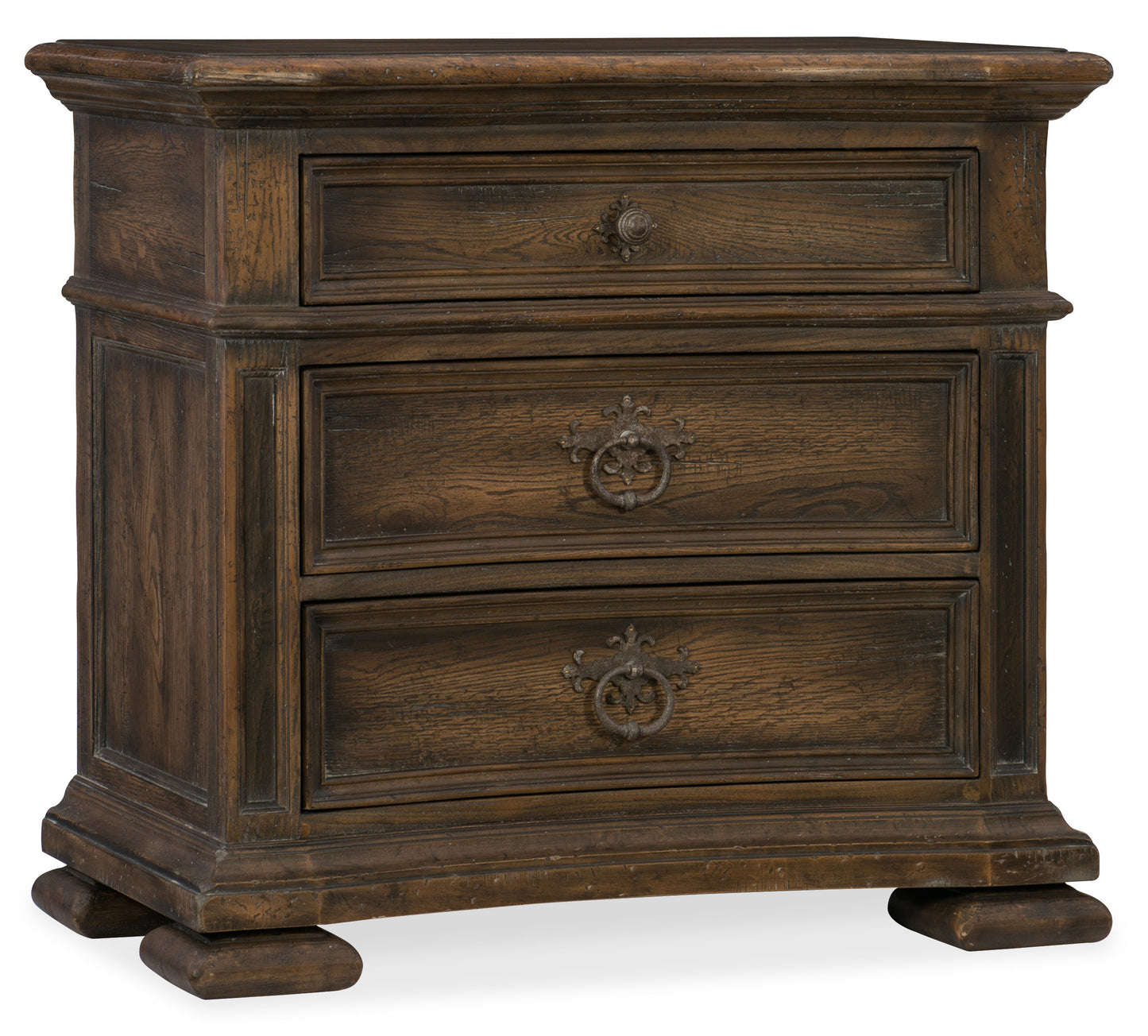 Elmendorf Three-Drawer Nightstand.