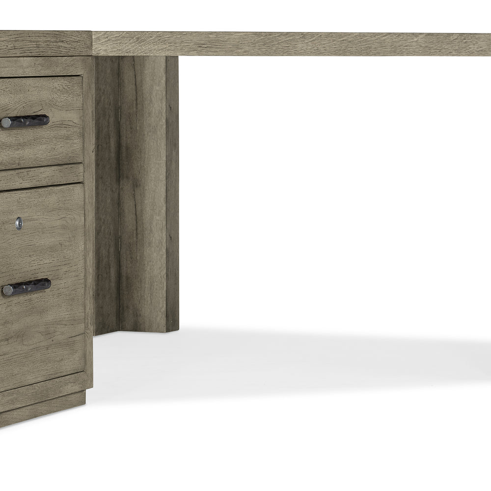 Linville Falls Corner Desk with Two Files.