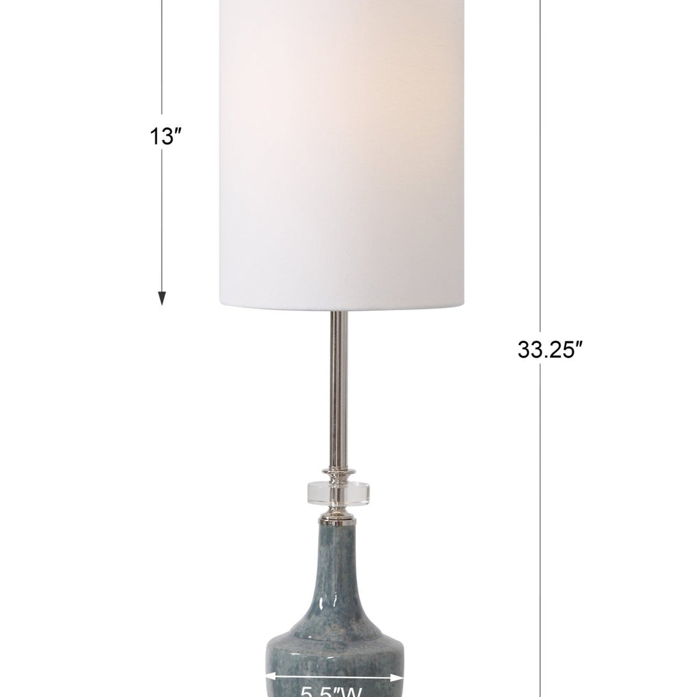 
                      
                        Piers Mottled Blue Buffet Lamp - #shop_name Table Lamps
                      
                    