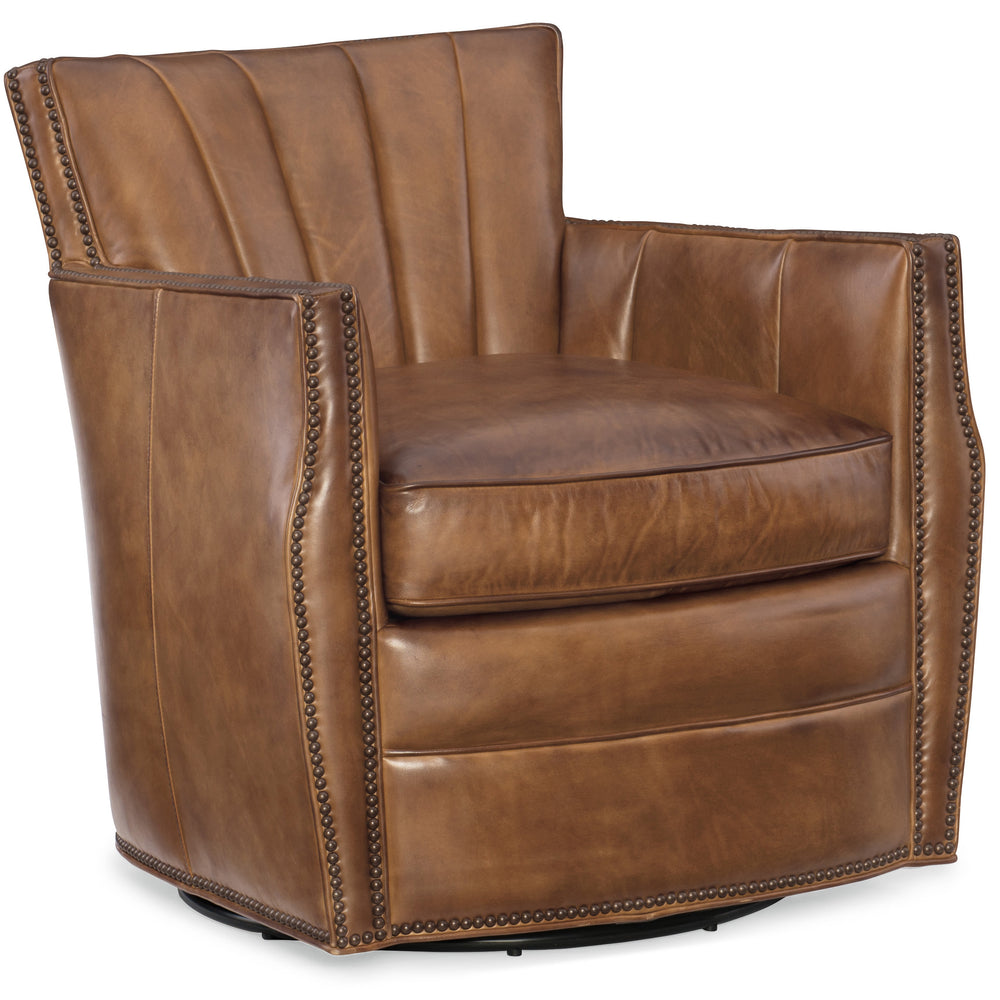 Carson Swivel Club Chair - Checkmate Pawn