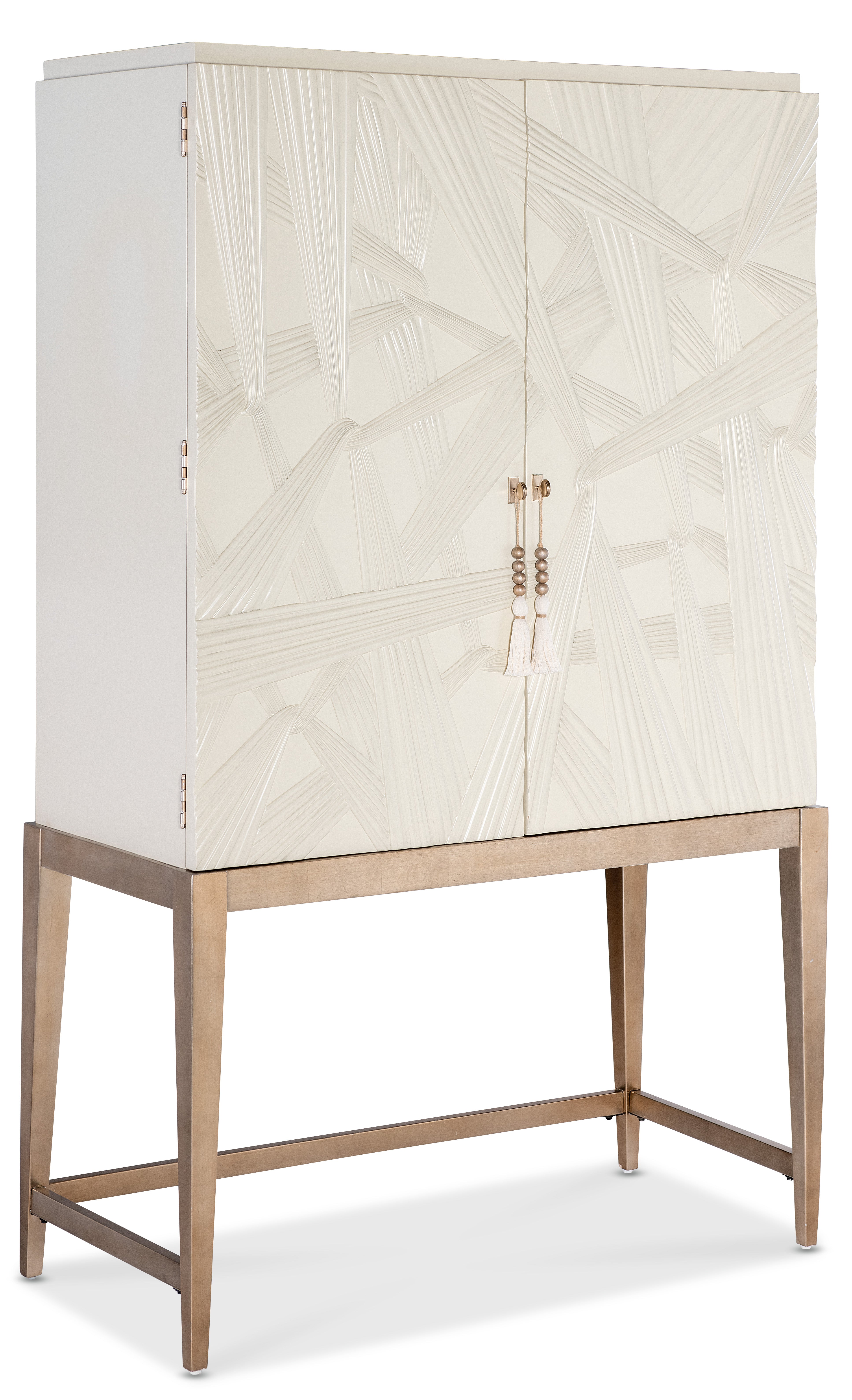 Hooker Furniture Melange Dream Weaver Bar Cabinet - Thumbnail 2