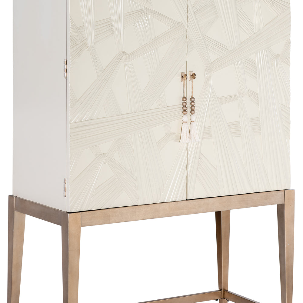 Melange Dream Weaver Bar Cabinet.