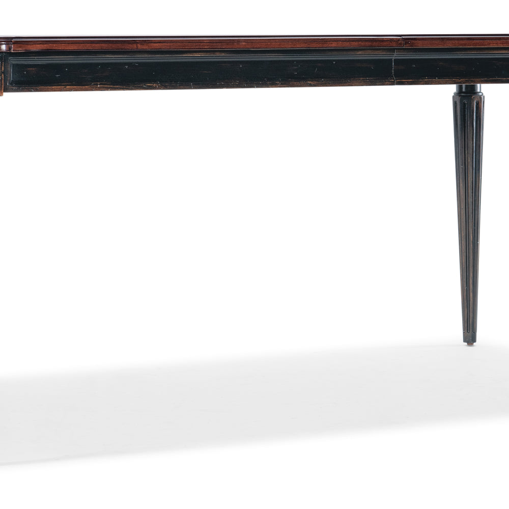 Charleston Rectangle Leg Dining Table w-2-22in Leaves.
