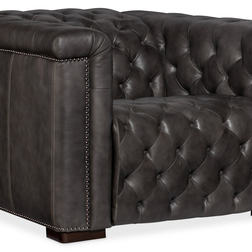 Savion Grandier Power Recliner with Power Headrest - Bellagio Gravel