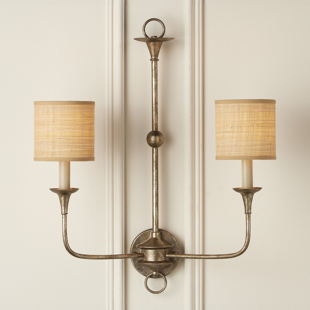 
                      
                        Nottaway Champagne Double-Light Wall Sconce
                      
                    