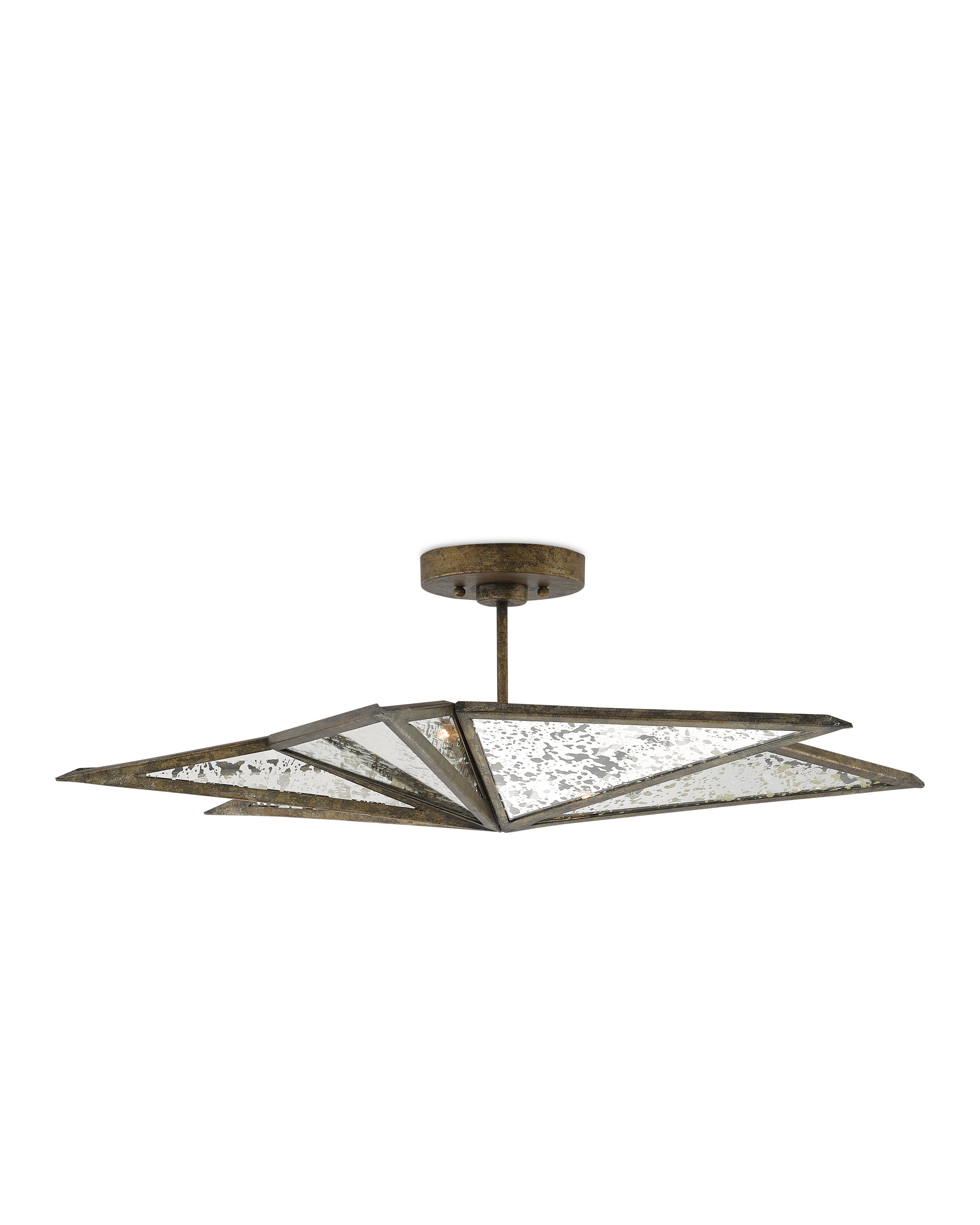 Stargazer Bronze Semi-Flush Mount - Thumbnail 2